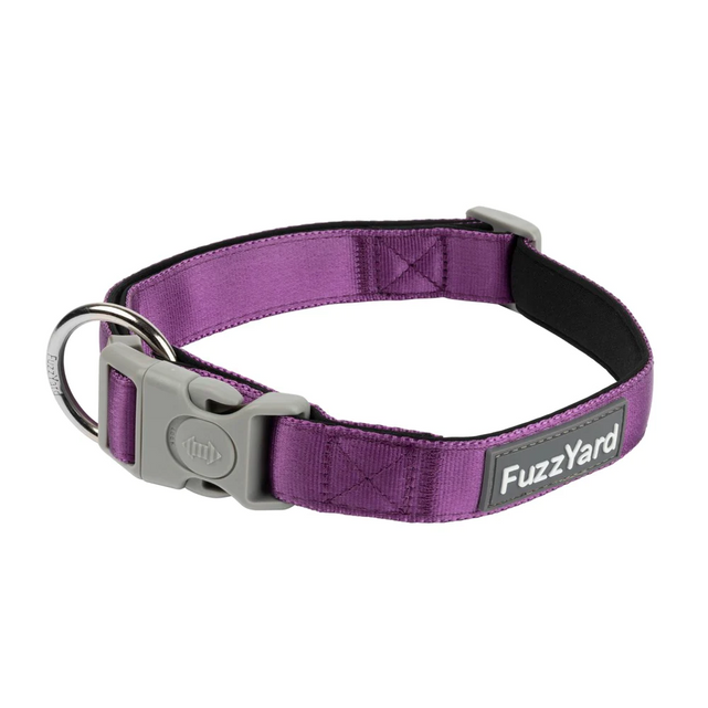 FuzzYard Dog Collar - Grape (S/M/L)
