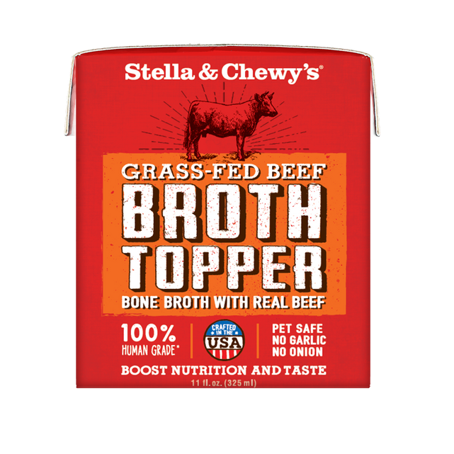 Stella & Chewy's Broth Topper For Dogs - Grass-Fed Beef (11oz)