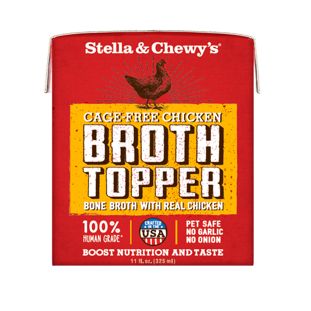 Stella & Chewy's Broth Topper For Dogs - Cage-Free Chicken (11oz)