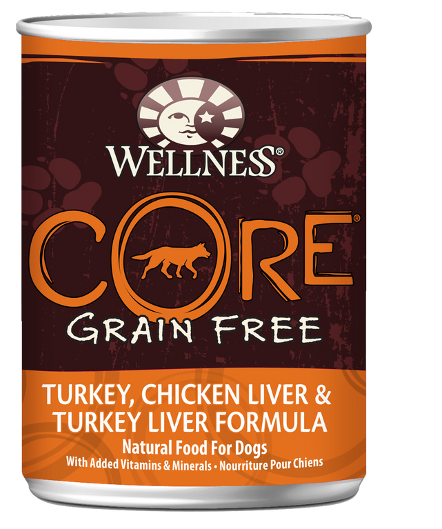 Wellness Dog CORE Pate Grain-Free Turkey, Chicken Liver & Turkey Liver (12.5oz)