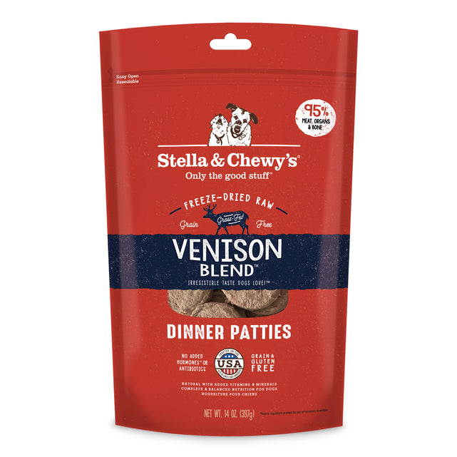 Stella & Chewy's Freeze-Dried Raw Dog Dinner Patties Simply Venison (25oz)