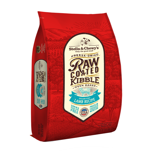 Stella & Chewy's Raw Coated Kibble for Dogs - Lamb (3.5lbs/22lbs)
