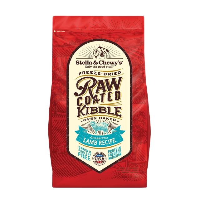 Stella & Chewy's Raw Coated Kibble for Dogs - Lamb (3.5lbs/22lbs)
