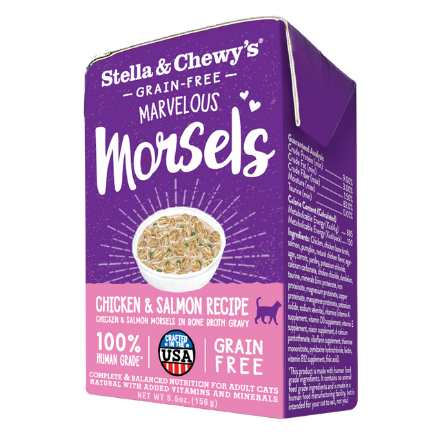 Stella & Chewy's Marvelous Morsels for Cat - Chicken & Salmon Medley (5.5oz)