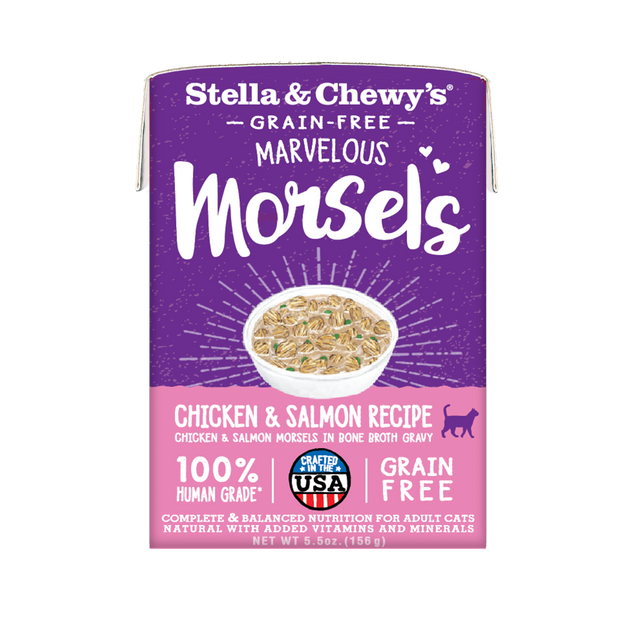 Stella & Chewy's Marvelous Morsels for Cat - Chicken & Salmon Medley (5.5oz)