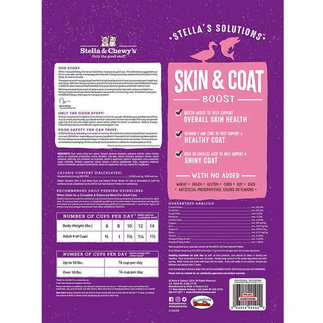 Stella & Chewy's Stella's Solutions for Cats - Skin & Coat Boost (7.5oz)