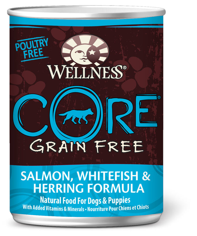 Wellness Dog CORE Pate Grain-Free Salmon & Whitefish & Herring (12.5oz)