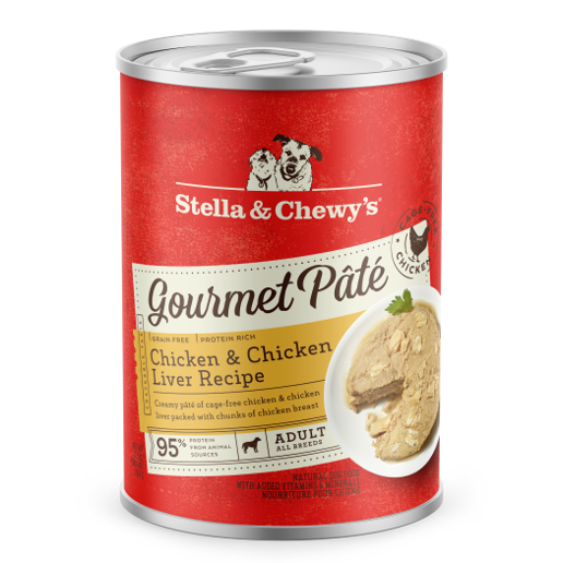 Stella & Chewy's Gourmet Pâté For Dogs - Chicken & Chicken Liver (12.5oz)