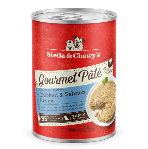 Stella & Chewy's Gourmet Pâté For Dogs Puppy - Chicken & Salmon (12.5oz)