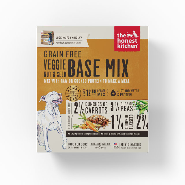 The Honest Kitchen Dehydrated Grain Free Nuts & Seeds Base Mix Dog - Kindly (3lbs/7lbs)