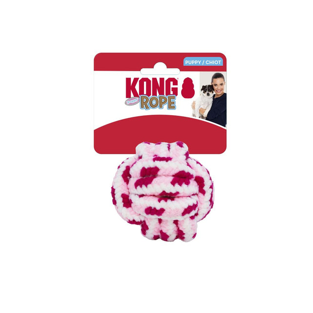 Kong Puppy Rope Ball Assorted