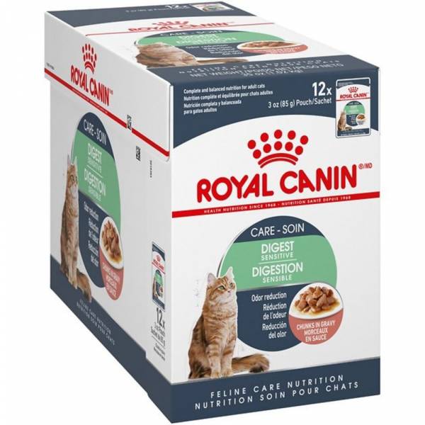 Royal Canin Feline Digestive Sensitive in Gravy Pouch (85g/12x85g)