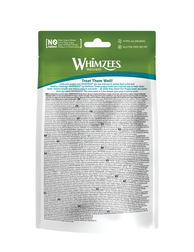 Whimzees Dental Treats for Puppies (XSS/ML)