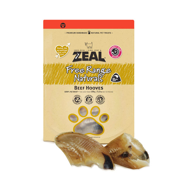 Zeal Dog Dried Beef Hooves Treats (150g)