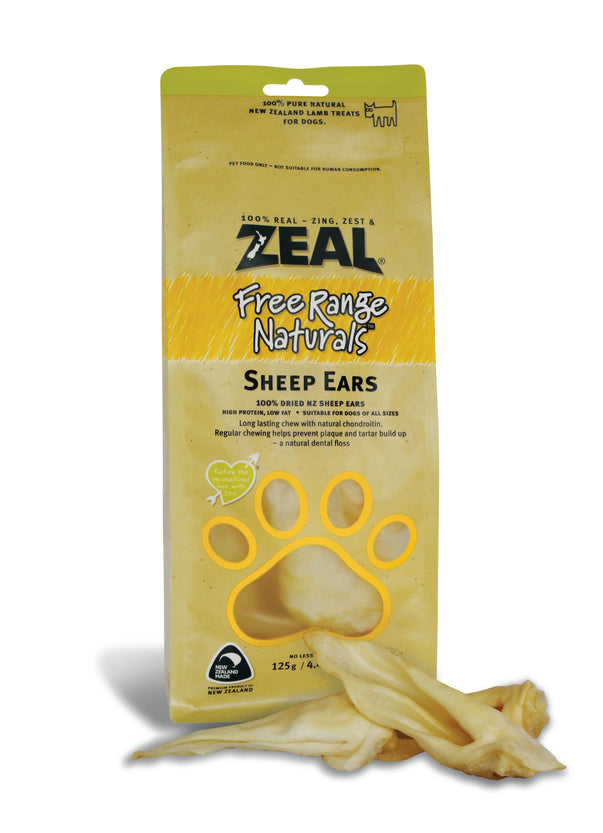 Zeal Dog Sheep Ears Treats (125g)