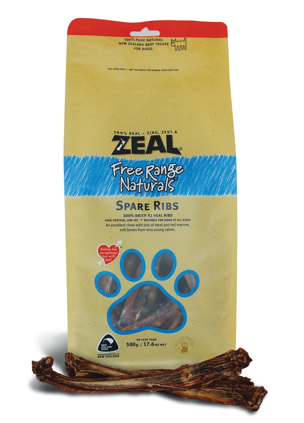 Zeal Dogs Spare Ribs Treat (200g/500g)