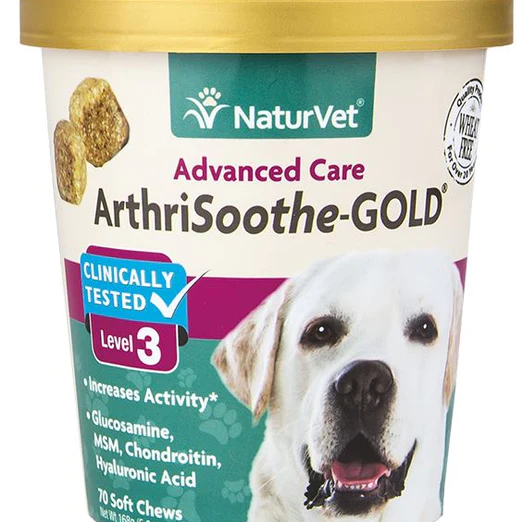 Naturvet Arthrisooth-GOLD Level 3 for Dogs 70 Soft Chews