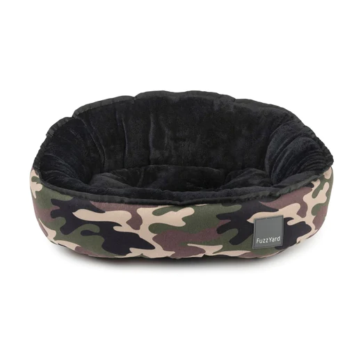 FuzzYard Reversible Dog Bed - Camo (S/M/L)