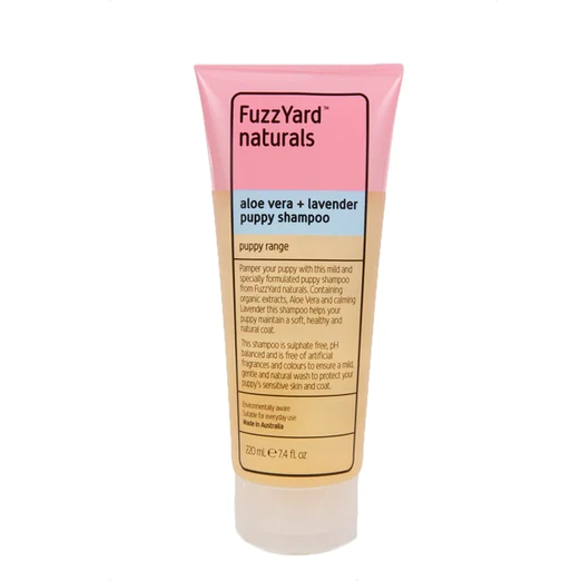 FuzzYard Aloe Vera + Lavender Puppy Shampoo (220ml)