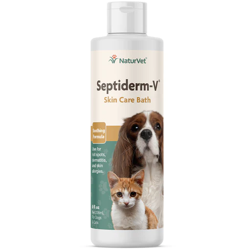 Naturvet Septiderm-V Soothing Formula Skin Care Bath (8fl oz)