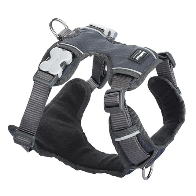 Red Dingo Padded Dog Harness Charcoal (XS/S/M/L/XL)