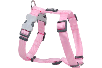 Red Dingo Classic Dog Harness Pink (12mm/15mm/20mm/25mm)
