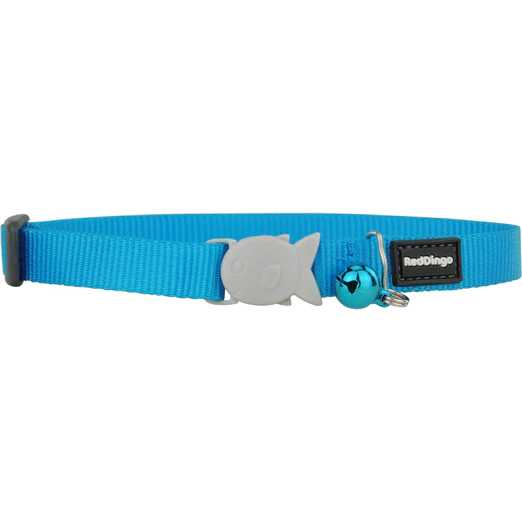 Red Dingo Classic Cat Collar Turquoise