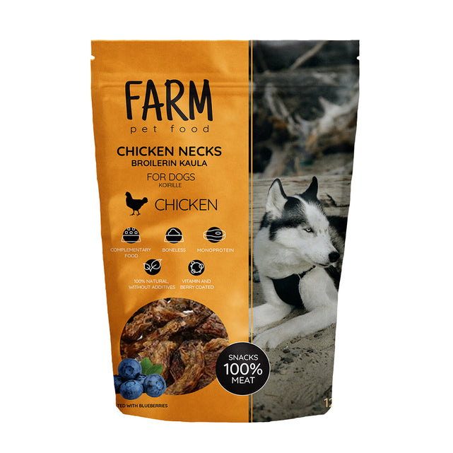 FARM Chicken Necks Treat for Dogs (120g)