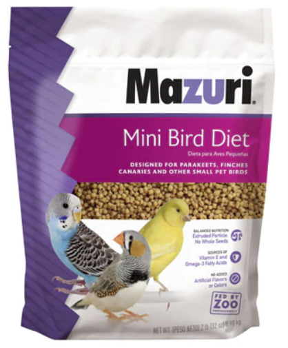 Mazuri Mini Bird Diet (1kg/25lb)