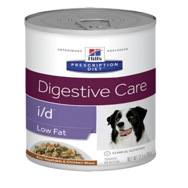 Hill's Prescription Diet Canine I/D Digestive Care Low Fat Chicken & Vegetable Stew Wet Dog Food (5.5oz/12.5oz)