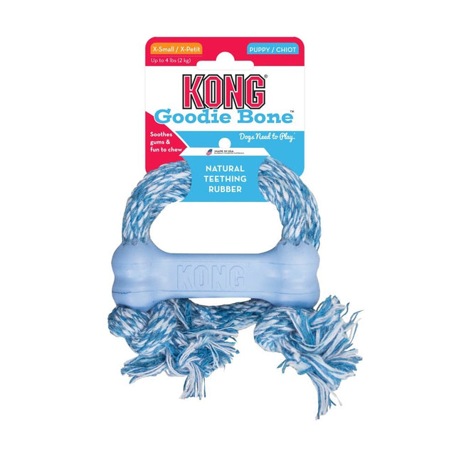 Kong Puppy Goodie Bone with Rope