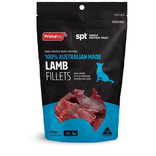 Prime100 Lamb Fillets Treats for Dogs