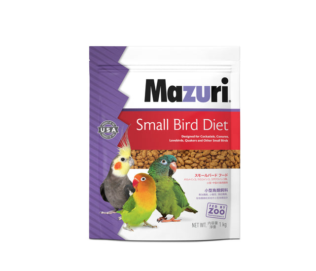 Mazuri Small Bird Diet (1kg/25lb)