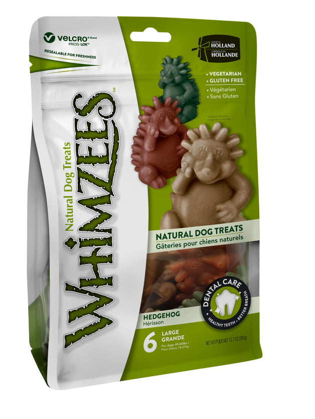 Whimzees Hedgehog Treats for Dogs (L)