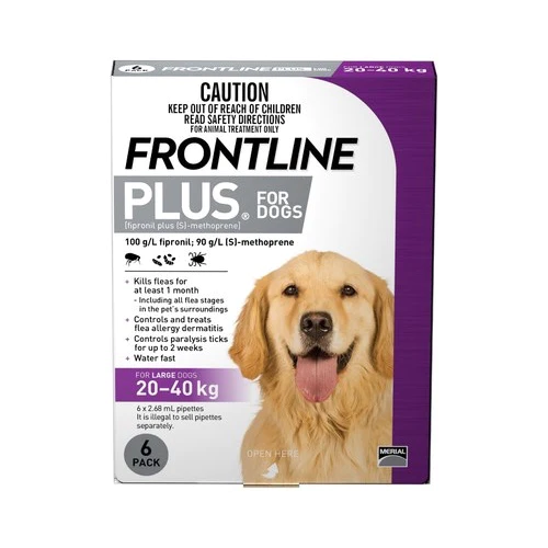 Frontline Plus for Dogs (Various Sizes)