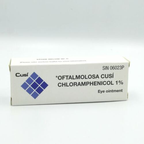 Oftalmolosa cusi chloramphenicol 1% eye ointment