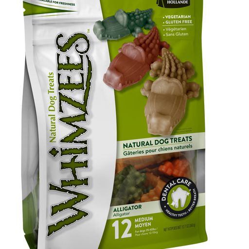 Whimzees Alligator Treats for Dogs (S/M/L)